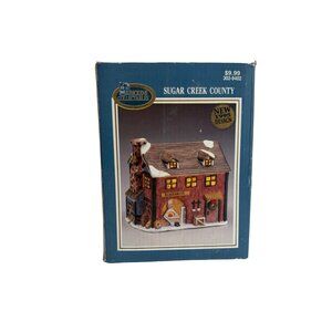 Dickens Collectables Sugar Creek County Blacksmith 1995 Christmas Village House
